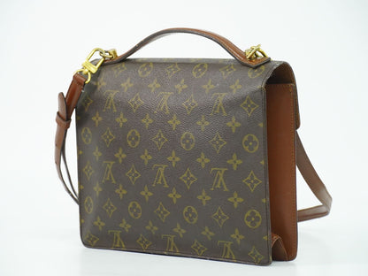 LOUIS VUITTON モンソー モノグラム 2WAY ショルダーバッグ M51185