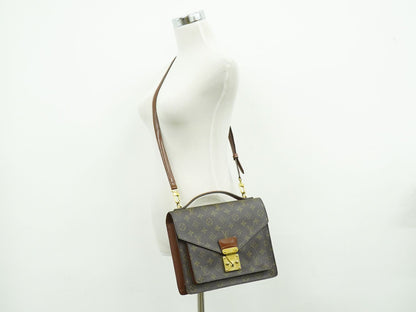 LOUIS VUITTON モンソー モノグラム 2WAY ショルダーバッグ M51185