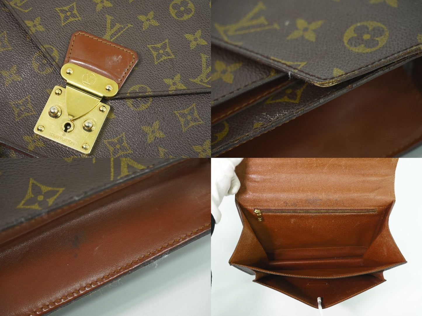 LOUIS VUITTON モンソー モノグラム 2WAY ショルダーバッグ M51185
