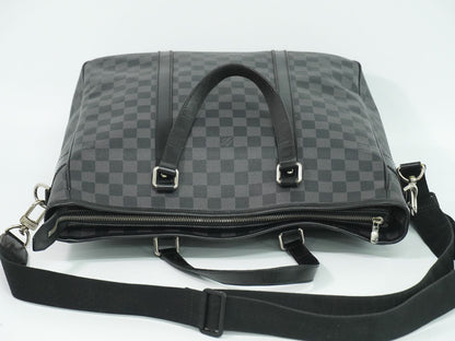 LOUIS VUITTON タダオ ダミエ グラフィット 2WAY ビジネスバッグ N51192