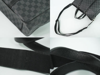 LOUIS VUITTON タダオ ダミエ グラフィット 2WAY ビジネスバッグ N51192
