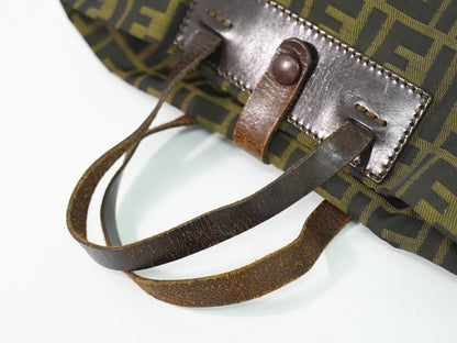 FENDI ズッカ トートバッグ ブラウン