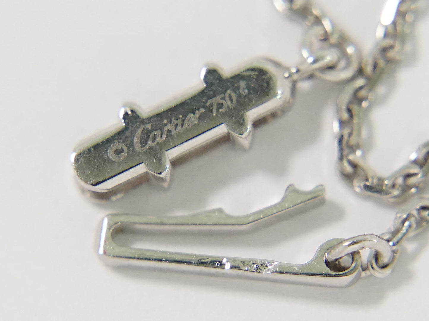 Cartier C ハート ダイヤモンド 750 WG ネックレス