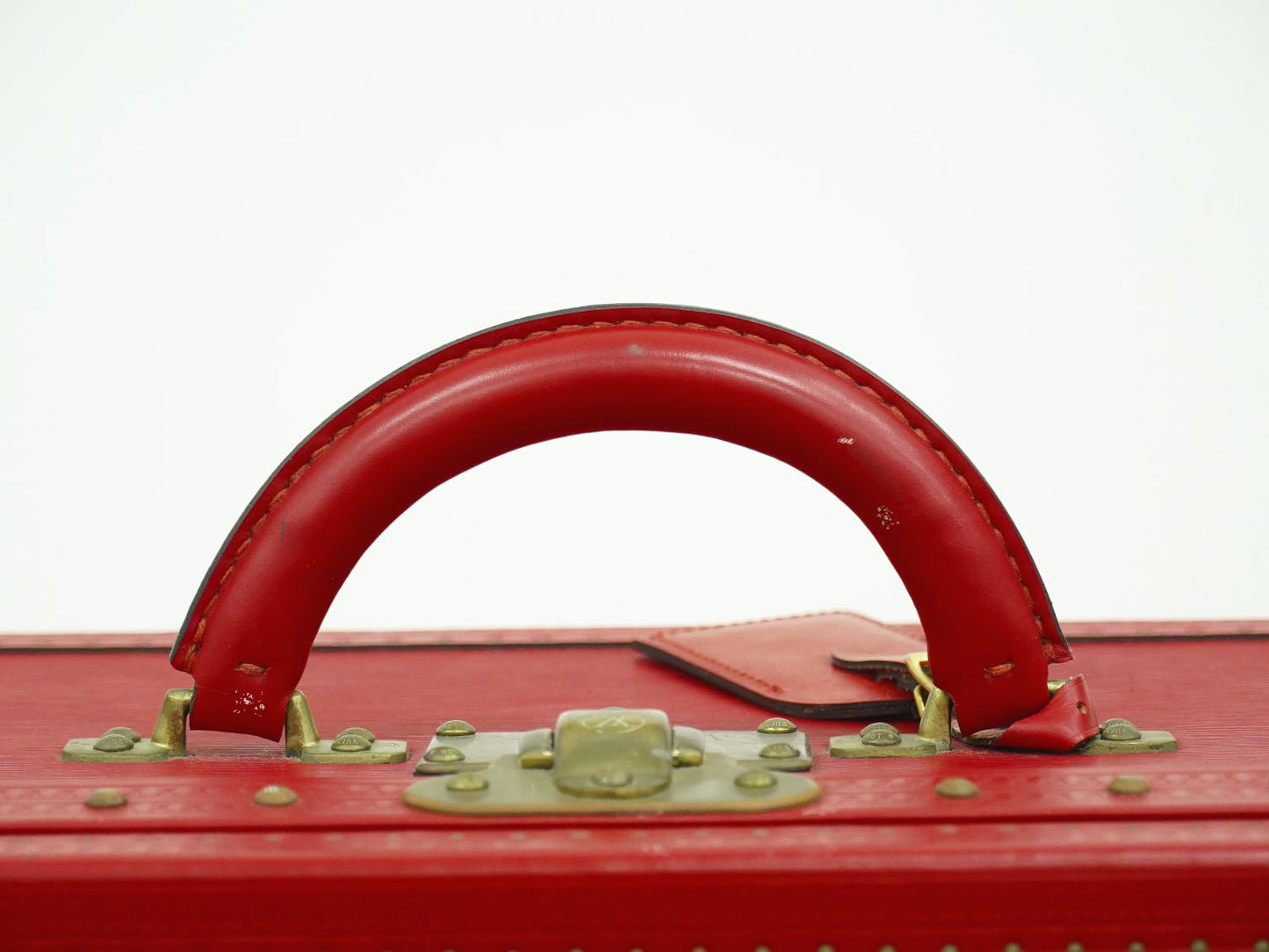 LOUIS VUITTON アルゼール 80 エピ レザー トランク カスティリアンレッド