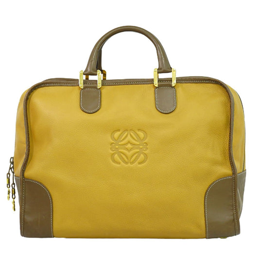 LOEWE アマソナ 40 アナグラム ハンドバッグ ベージュ