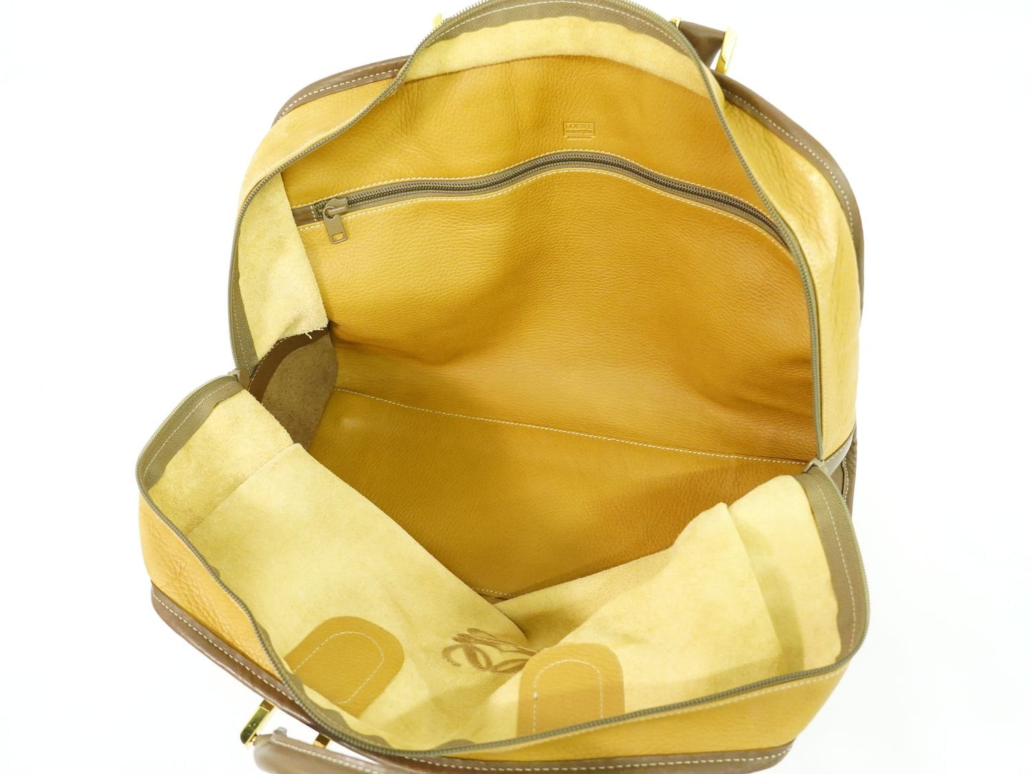 LOEWE アマソナ 40 アナグラム ハンドバッグ ベージュ