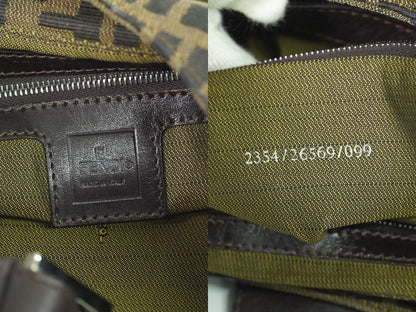 FENDI ズッカ ショルダーバッグ ブラウン 26569
