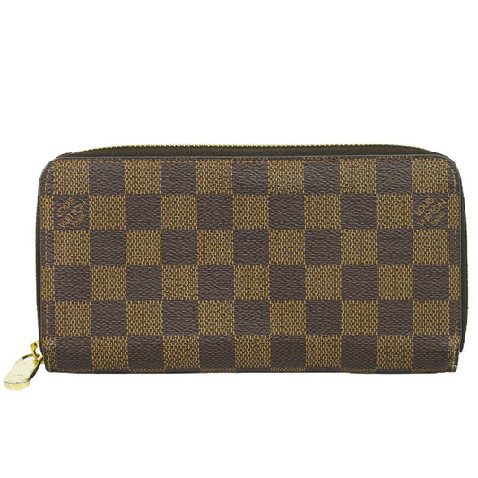 LOUIS VUITTON 新型 ジッピーウォレット ダミエ エベヌ 長財布 N41661