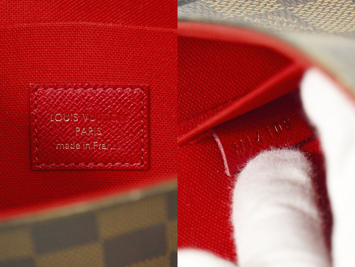 LOUIS VUITTON ポシェット フェリシー ダミエ エベヌ ショルダーバッグ N63032