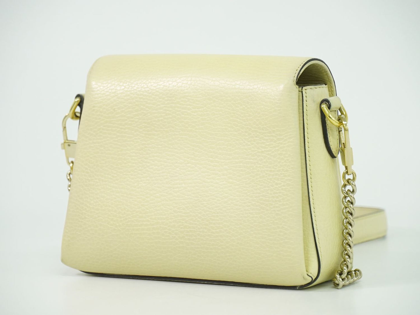 GUCCI インターロッキングG ショルダーバッグ クリーム 607720