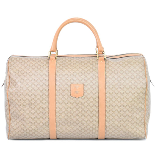 CELINE マカダム ボストンバッグ ベージュ
