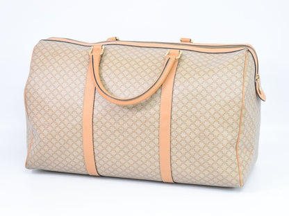 CELINE マカダム ボストンバッグ ベージュ