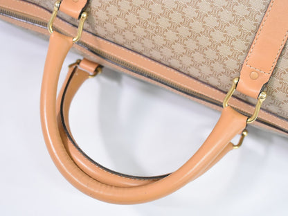 CELINE マカダム ボストンバッグ ベージュ