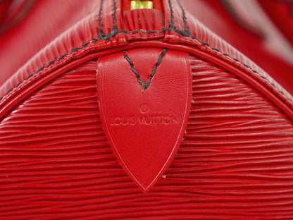 LOUIS VUITTON スピーディ 35 エピ レザー ミニボストンバッグ カスティリアンレッド M42997