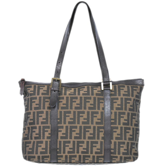 FENDI ズッカ トートバッグ ブラウン 8BH179