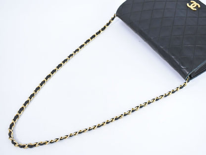 CHANEL ココマーク マトラッセ ショルダーバッグ ブラック
