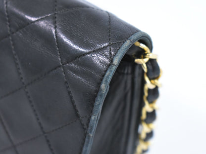 CHANEL ココマーク マトラッセ ショルダーバッグ ブラック