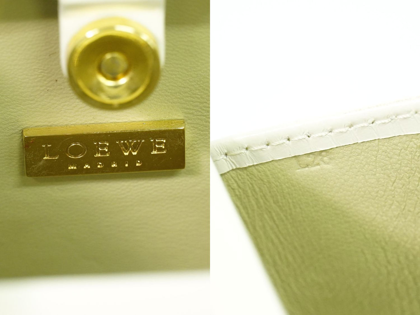 LOEWE ハンドバッグ アイボリー