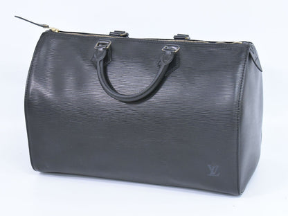 LOUIS VUITTON スピーディ 35 エピ レザー ミニ ボストンバッグ ノワール M42992
