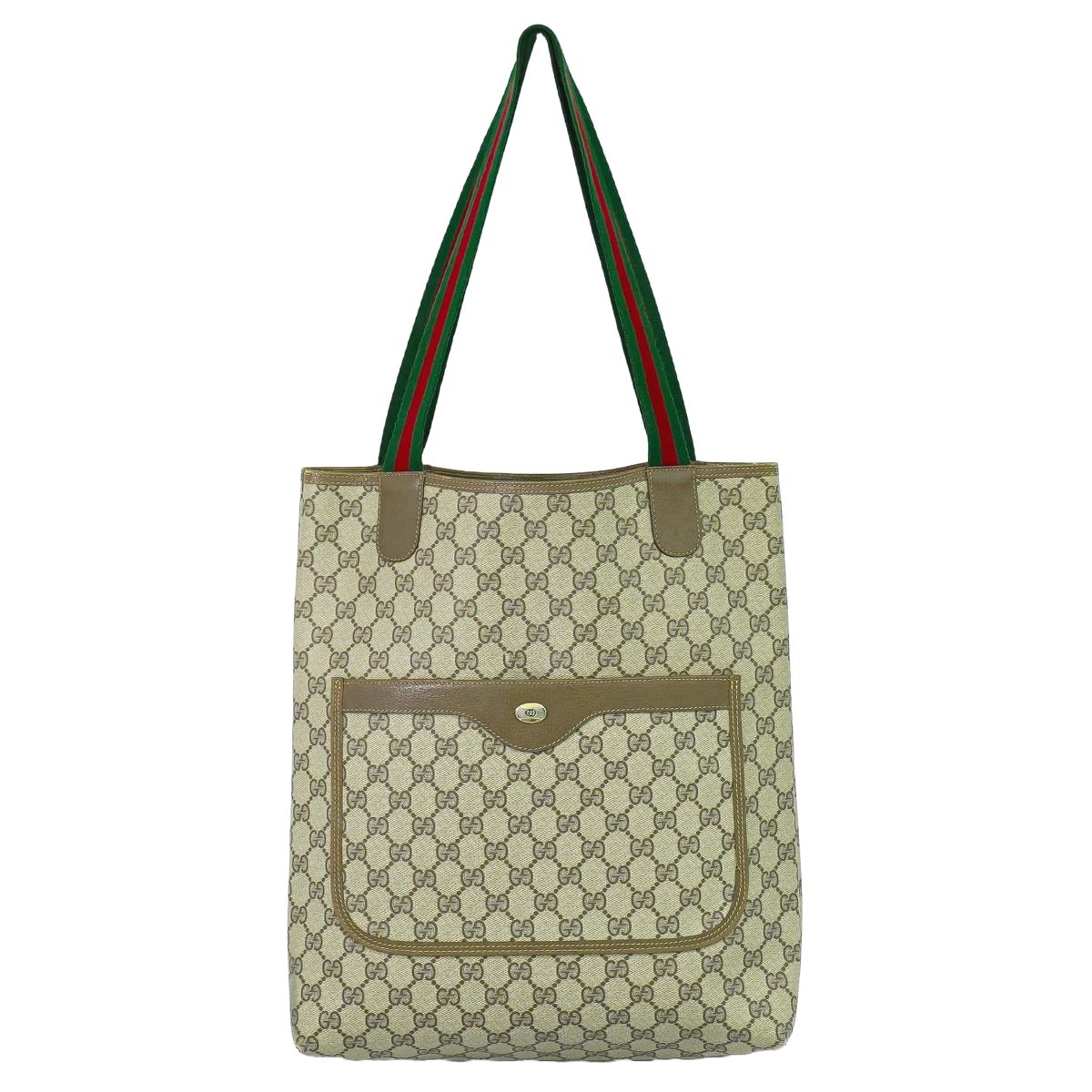 GUCCI オールドグッチ シェリーライン トートバッグ ベージュ