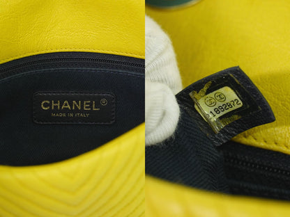CHANEL ココマーク ショルダーバッグ イエロー