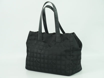 CHANEL ニュートラベルライン トートバッグ ブラック