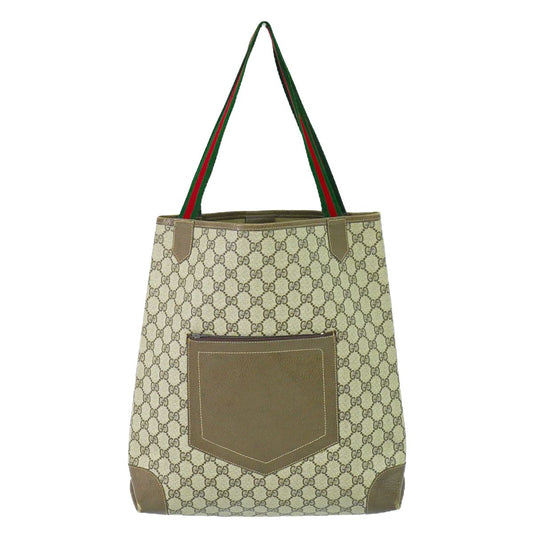 GUCCI オールドグッチ GGスプリーム トートバッグ ベージュ
