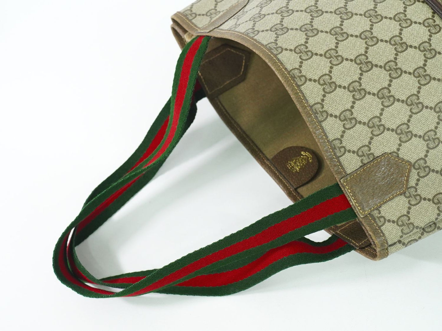 GUCCI オールドグッチ GGスプリーム トートバッグ ベージュ