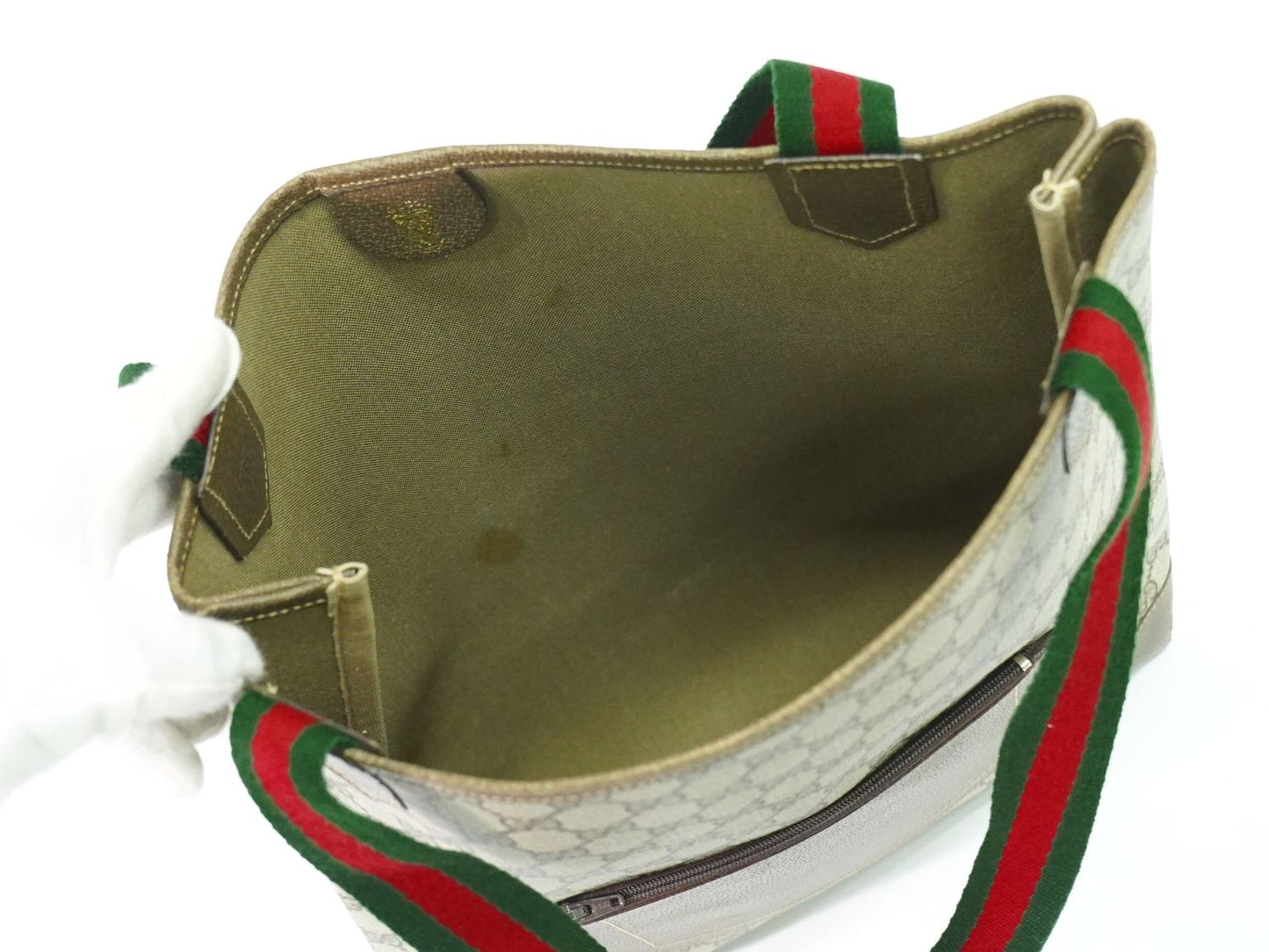 GUCCI オールドグッチ GGスプリーム トートバッグ ベージュ