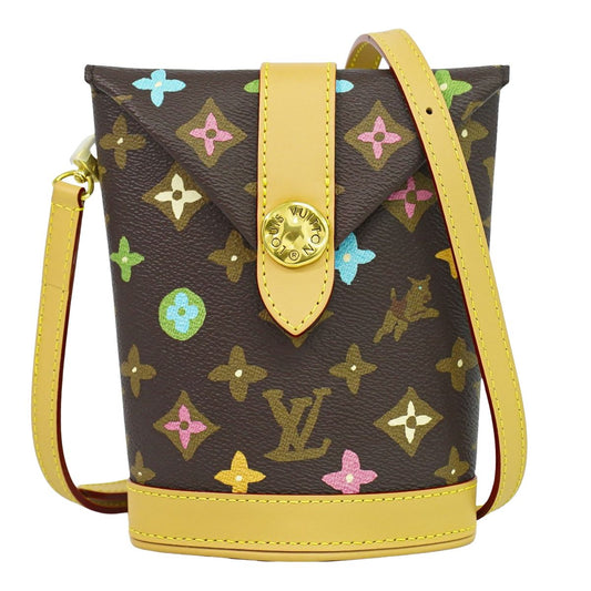 LOUIS VUITTON エンベロップポーチ モノグラム クラギー ショルダーバッグ チョコレート M83344