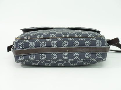 LOEWE アナグラム ショルダーバッグ ネイビー