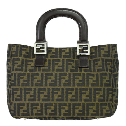 FENDI ズッカ ハンドバッグ ブラウン 26329