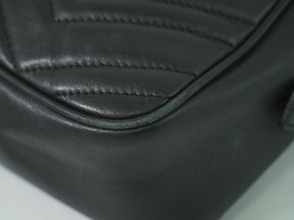 GUCCI GGマーモント ショルダーバッグ ブラック 447632