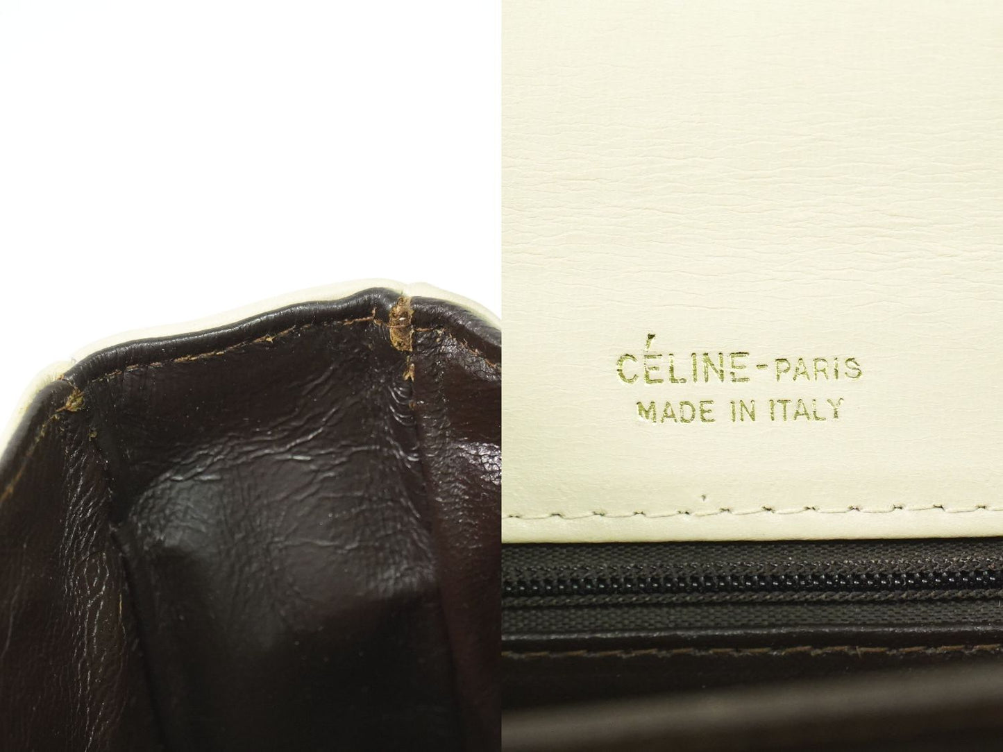 CELINE 馬車金具 ショルダーバッグ ベージュ