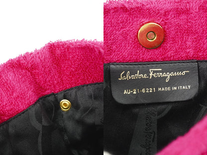 Salvatore Ferragamo トートバッグ ピンク ブラック