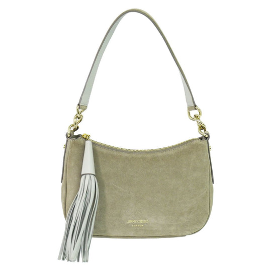 JIMMY CHOO アティニ ショルダーバッグ グレー