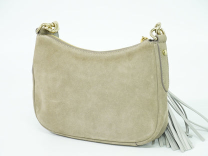 JIMMY CHOO アティニ ショルダーバッグ グレー