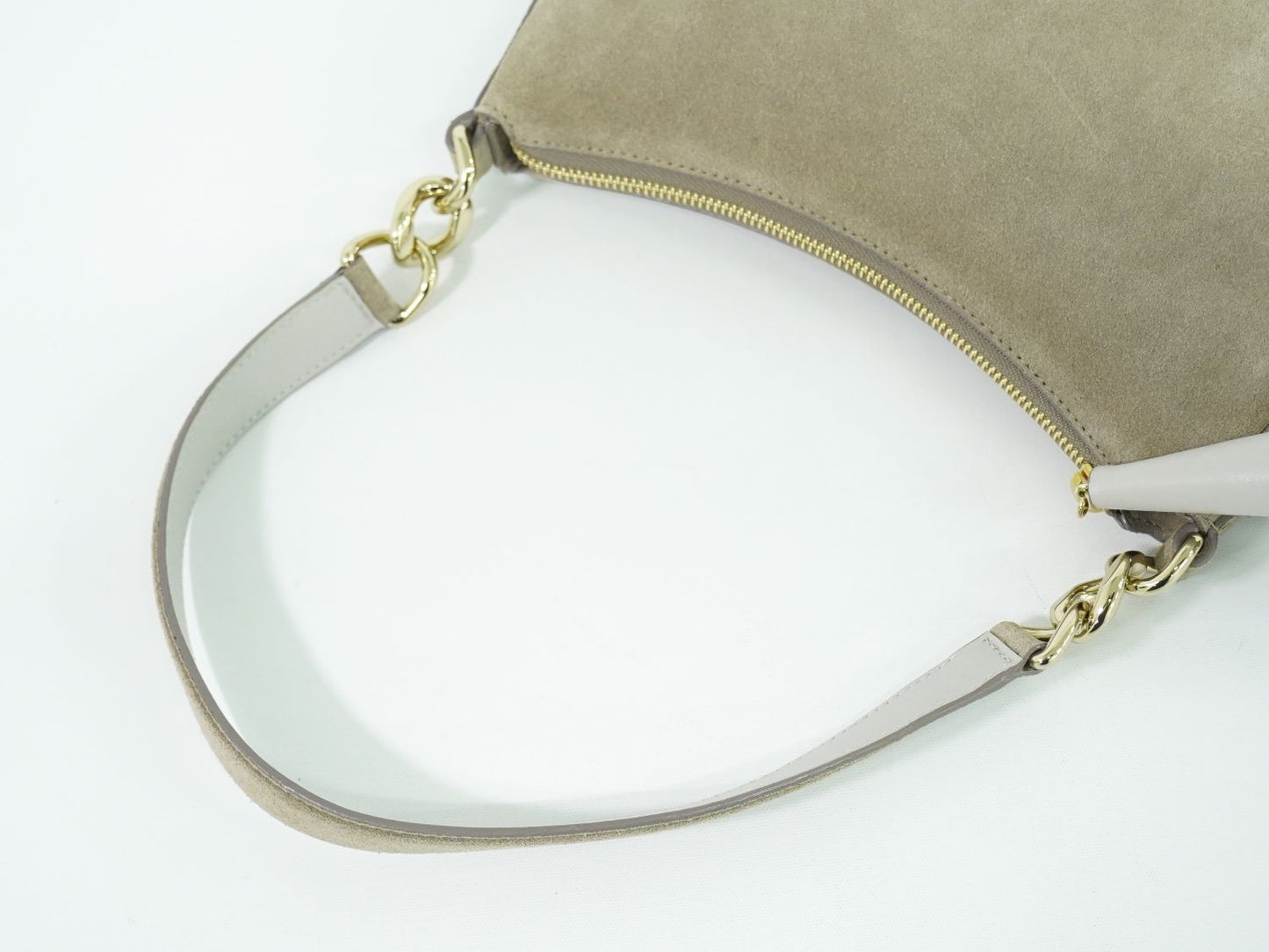 JIMMY CHOO アティニ ショルダーバッグ グレー