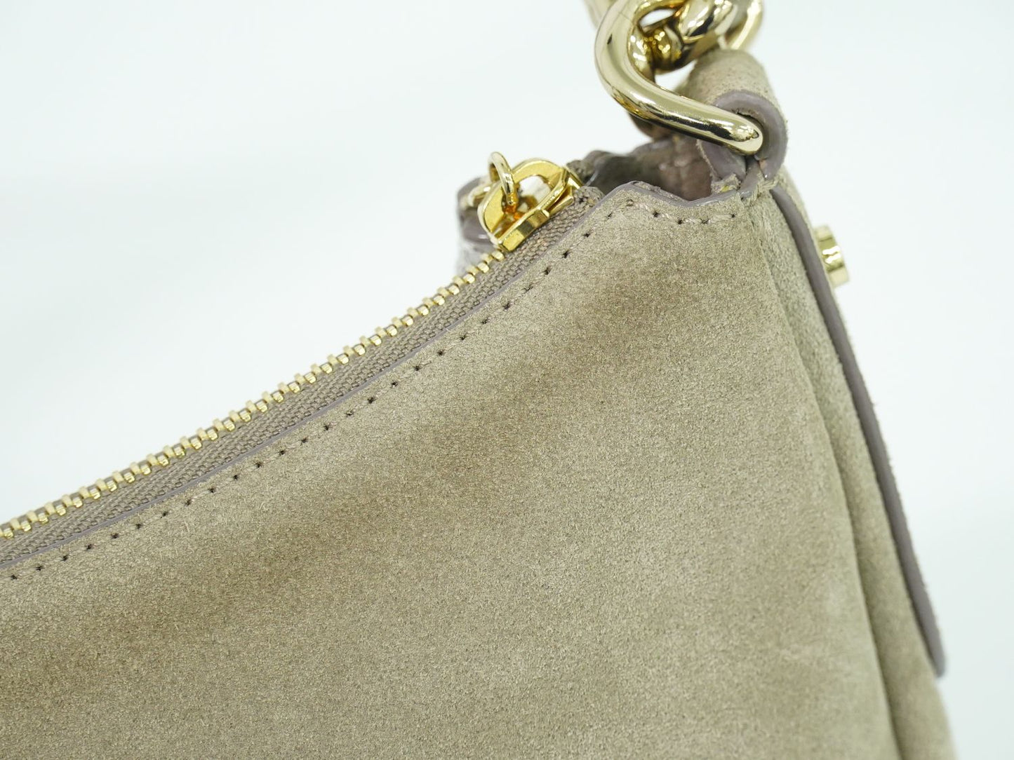 JIMMY CHOO アティニ ショルダーバッグ グレー