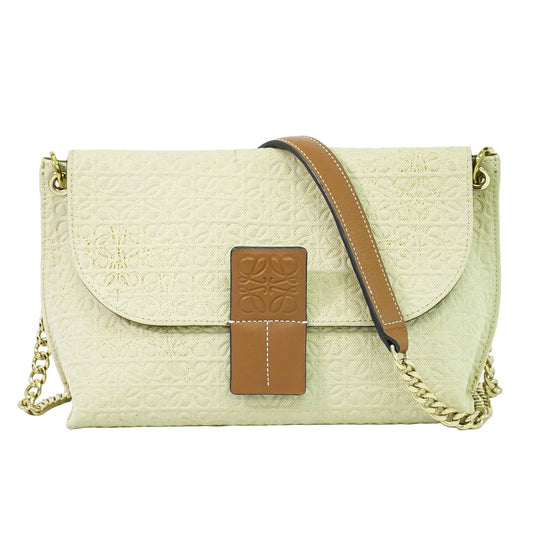 LOEWE アベニュー アナグラム ショルダーバッグ ベージュ