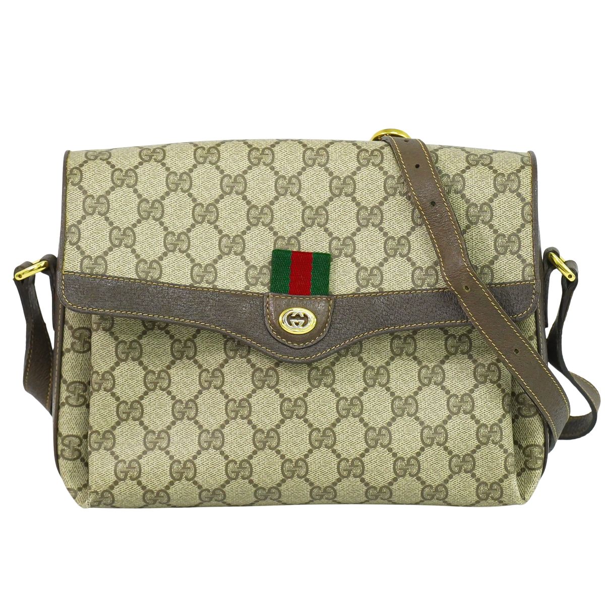 GUCCI オールドグッチ GGスプリーム ショルダーバッグ ベージュ