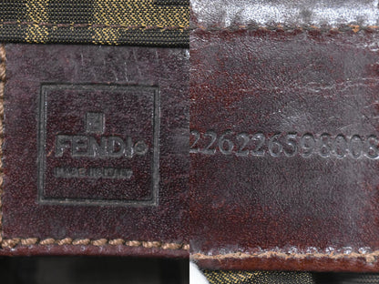 FENDI ズッカ トートバッグ ブラウン 26598