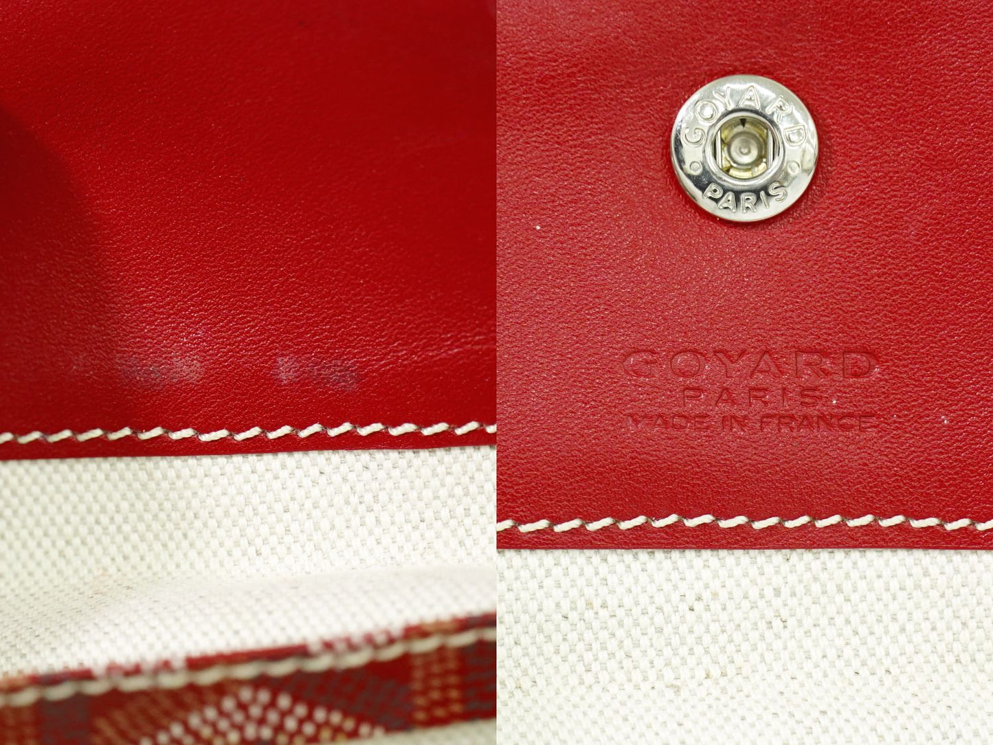 GOYARD サンルイ 付属ポーチ レッド