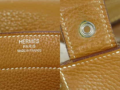 HERMES サック ア デペッシュ 27 ビジネスバッグ □L刻 ブラウン