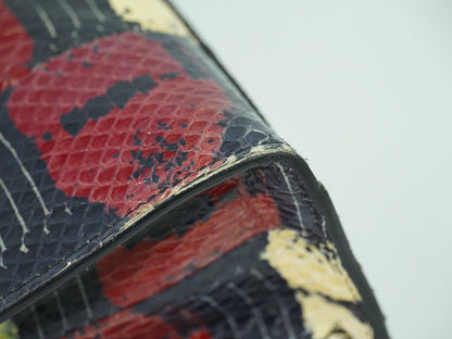GUCCI バンブー 2WAY ショルダーバッグ ブラック レッド ホワイト 453764