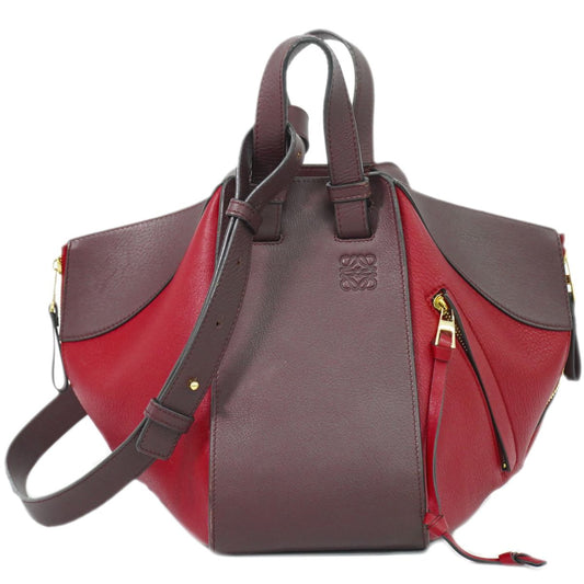 LOEWE ハンモック スモール 2WAY レッド ボルドー