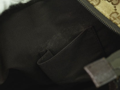 GUCCI シェリーライン ハンドバッグ ベージュ ブラウン 131228