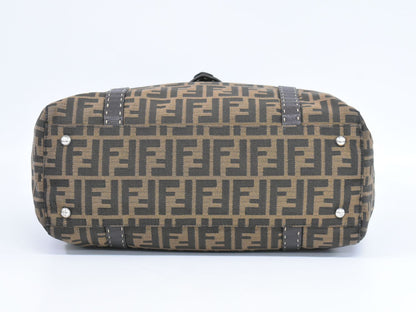 FENDI セレリア ズッカ トートバッグ ブラウン 8BR449