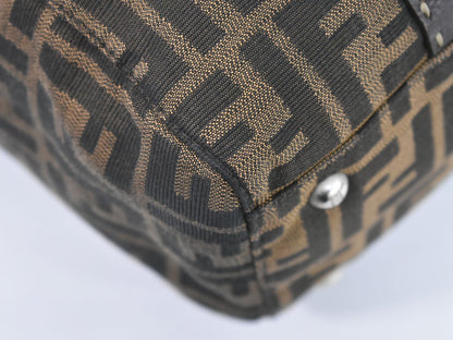 FENDI セレリア ズッカ トートバッグ ブラウン 8BR449