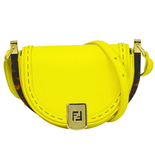 FENDI ムーンライト ショルダーバッグ イエロー 8BT346
